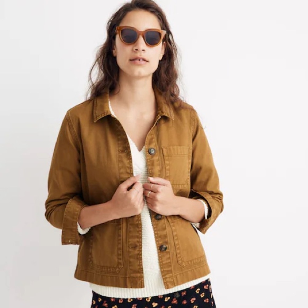 Madewell Garment-Dyed Ashwood Chore Coat